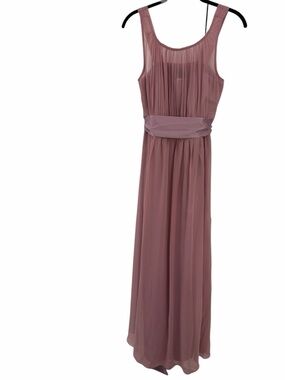 Little Mistress Bridesmaid Prom Homecoming Dress Mauve Smocked Back Size 10